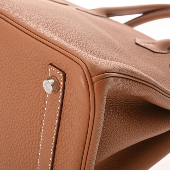 HERMES Birkin 30 Gold hand bag 800000131130000 - Picture 11 of 12